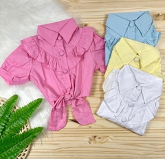 CAMISA SOCIAL BABADINHO MENINA I