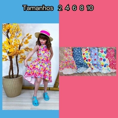 VESTIDO ESTAMPADO CAVADINHO