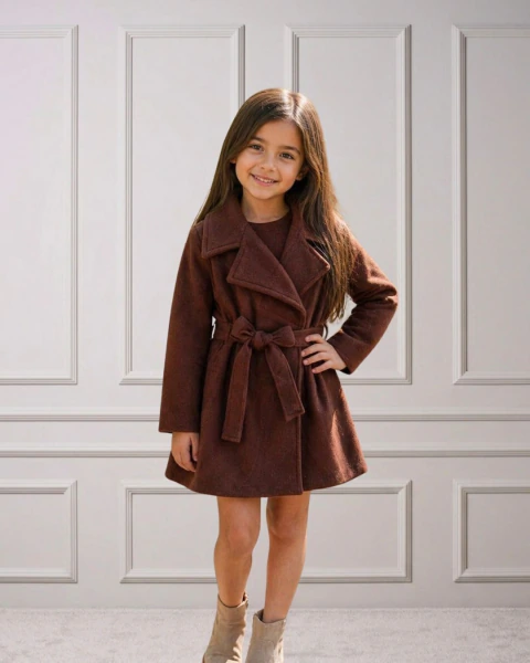 VESTIDO SOBRETUDO MENINA III - comprar online