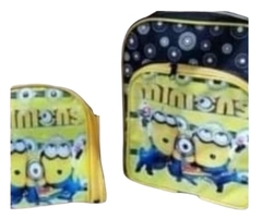 KIT MOCHILA PEQUENA DE COSTAS + LANCHEIRA MENINO PERSONAGENS - loja online