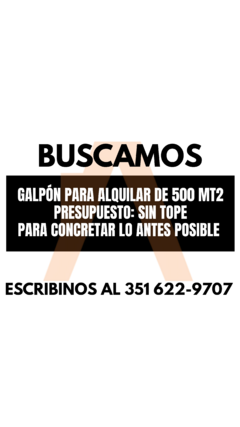 GALPON DE 500 MT2 - comprar online