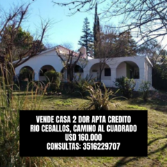 RIO CEBALLOS - CASA DE 2 DORMITORIOS CON BAÑO Y COCHERA - CONSULTAS 3516229707 - comprar online