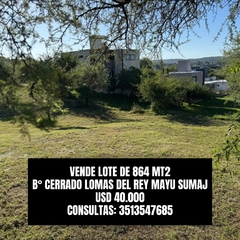 MAYU SUMAJ - LOTE EN BARRIO CERRADO - CONSULTAS AL 3513547685 - comprar online