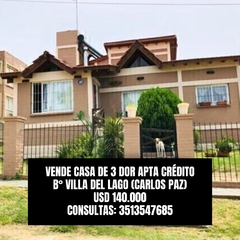 VILLA DEL LAGO - 3 DORMITORIOS- CONSULTAS AL 3513547685 - comprar online