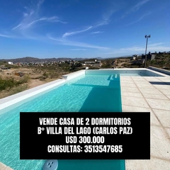 VILLA DEL LAGO - CASA DE 2 DORMITORIOS - CONSULTAS AL 3513547685 - comprar online