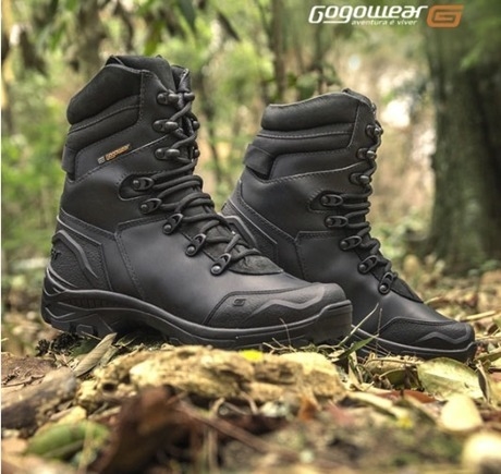 BOTA BOPE.A - EMBORRACHADO GRAFITE