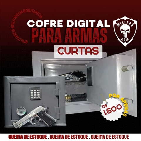 Cofre digital para armas pequenas