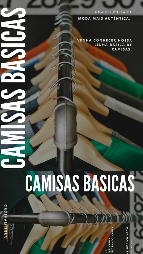 Camisas de algodão premium fio 30.1 penteado