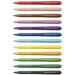 Canetinha Vai e Vem Faber Castell- 12 Cores - comprar online