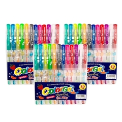 Kit Caneta em Gel 12 Cores - Color Gel - comprar online