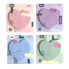Imagem do Post-it em Formato de Coração | Sticky Notes | 72x68