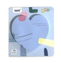 Post-it em Formato de Coração | Sticky Notes | 72x68 - loja online