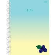 Caderno 10 Matérias Clean Feminino | São Domingos - Ribas Papelaria e Presentes
