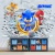 Imagem do Papel de Parede Infantil Sonic 3D Para Decorar Quarto de Menino