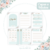 Agenda 2025 - Alfabeto Garden Blue - comprar online