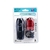LAMPARA BICICLETA GENERICA T0698 NEGRO/ROJO - CENTRALNET