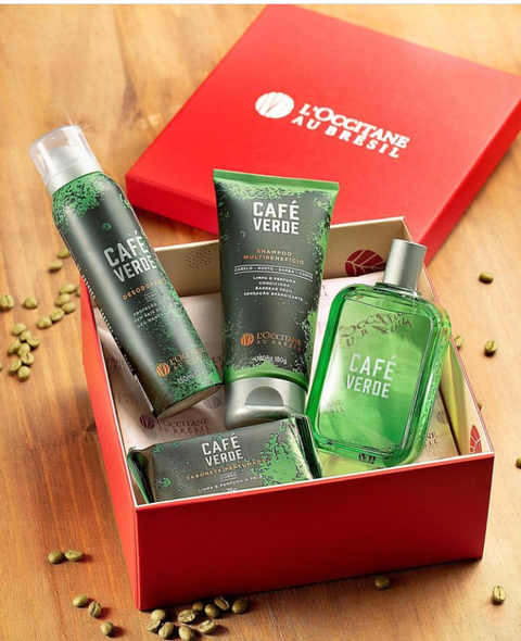 Combo masculino café verde