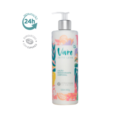 Locão desodorante corporal jeito leve