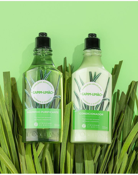 Shampoo e condicionador capim-limão