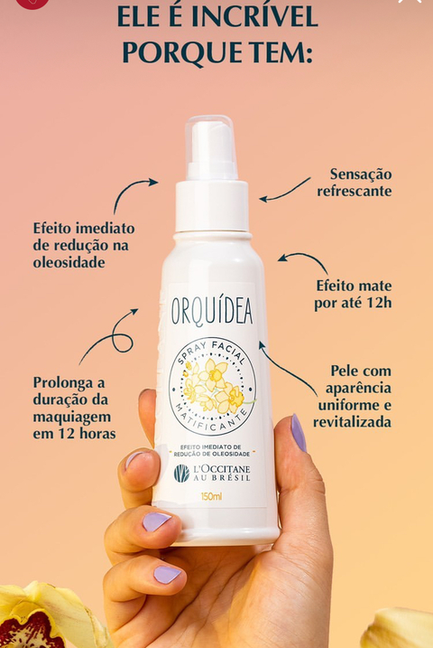 Spray facial matificante