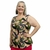 Blusa Feminina Plus Size Senhora Bata Regata Estampada
