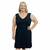 Vestido Feminino Gola V Liso Regata Moda Verão Fresquinho - loja online