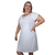 Vestido Feminino Plus Size Ciganinha Manga Curta Midi - loja online