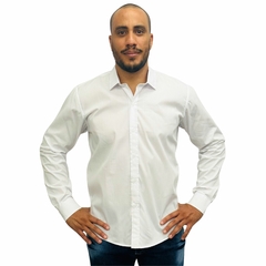 Camisa Social Masculina Slim Fit Premium Manga Longa - comprar online