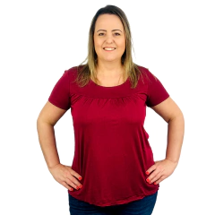 Blusa Feminina Moda Evangélica Manga Curta - Coalizão Fashion