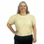 Cropped Feminino Plus Size Manga Curta - Coalizão Fashion