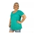 Blusa Feminina Plus Size Senhora Manga Curta Moda Evangélica na internet