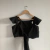 Cropped alfaiataria preto - Holly Brechó e Outlet