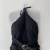 Vestido midi Amor Collection preto cinto X fivela marrom amarração babado na internet