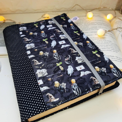 Capa Para Livros Harry Potter Fundo Preto - comprar online