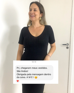 Kit com 2 Vestidos de Tricô - comprar online
