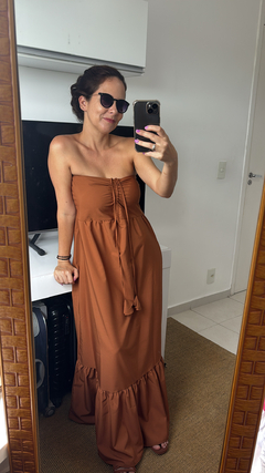 Vestido Francisca Caramelo na internet