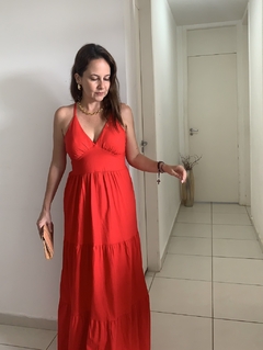 Vestido Luz Vermelho na internet