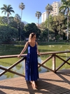 Vestido Longo Azul Royal Malu