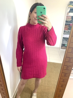 Vestido Tricô Canelado Dublin na internet