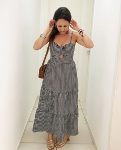 Vestido Listrado Arpoador