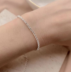 Pulseira Jasmine - Pulseira riviera cravejada