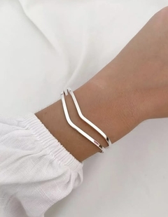 Bracelete Vitória - Bracelete Aro Duplo