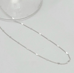 Colar Amanda - Colar longo coração achatado - comprar online