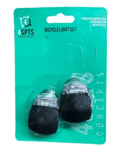 Código 2042 - Luces siliconadas con 2 leds delantera y trasera - comprar online