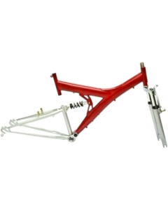 Código 2505 - Cuadro MTB acero rod. 26 c/ susp. trasera y horquilla c/ suspension delantera en internet