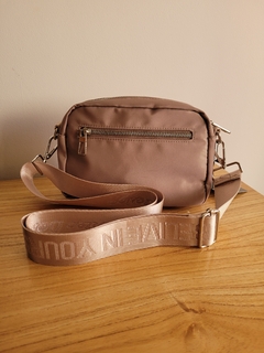 Bandolera doble cierre Beige - Lena Boutique