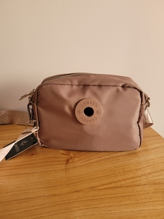 Bandolera doble cierre Beige en internet