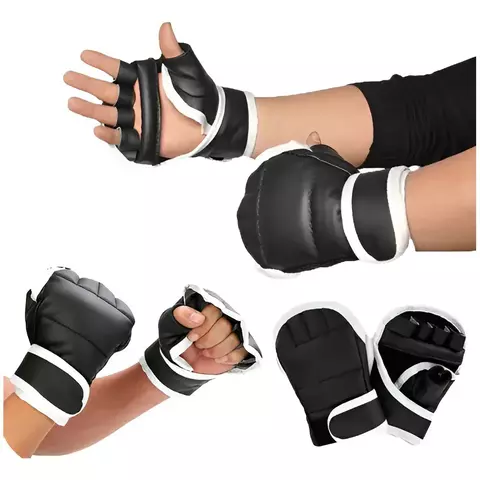 Luvas Boxe Treino Kickboxing Mma Meio Dedo Combate - comprar online