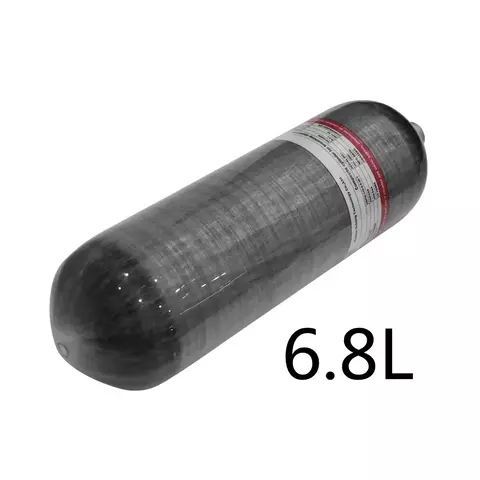 TUDIVING 6.8L Cilindro de Fibra de Carbono – Tanque de Mergulho Alta Pressão 4500Psi / 300Bar / 30Mpa M18×1.5 - comprar online