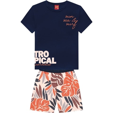 CONJUNTO MASCULINO AZUL MARINHO